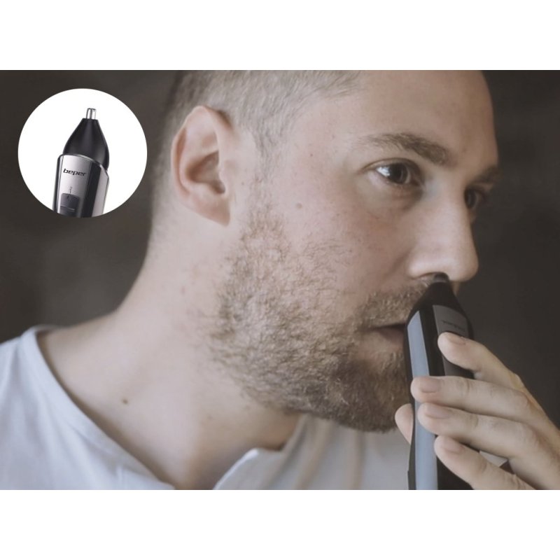 Beper 40.742 tondeuse corps / rasoirs Noir, Gris