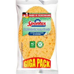 Spontex Sponge Pack Of 10 Yellow