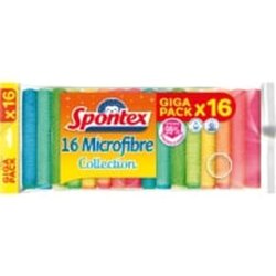 Spontex Microfibre Collection Pack Of 16