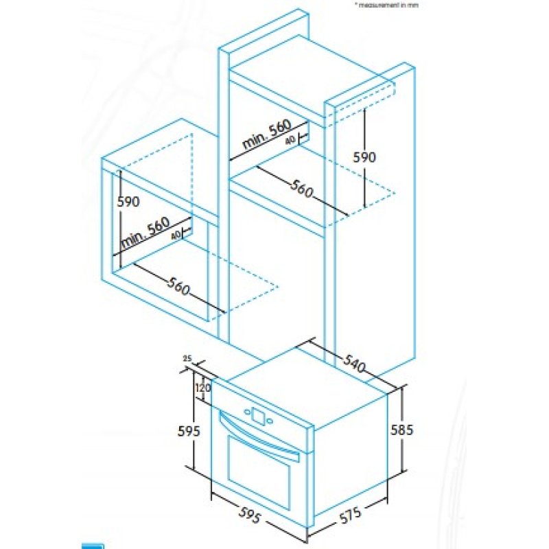 Edesa EOE-8030 P X 65 L A Acier inoxydable