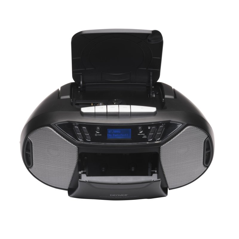 Denver TDC-250 CD player Portable CD player Black, Silver