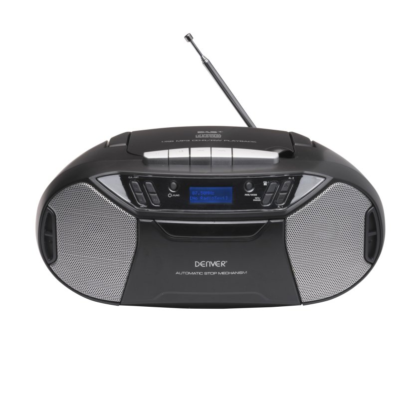 Denver TDC-250 Lecteur de CD Lecteur CD portable Noir, Argent