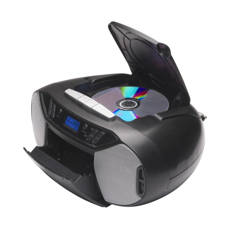 Denver TDC-250 CD player Portable CD player Black, Silver