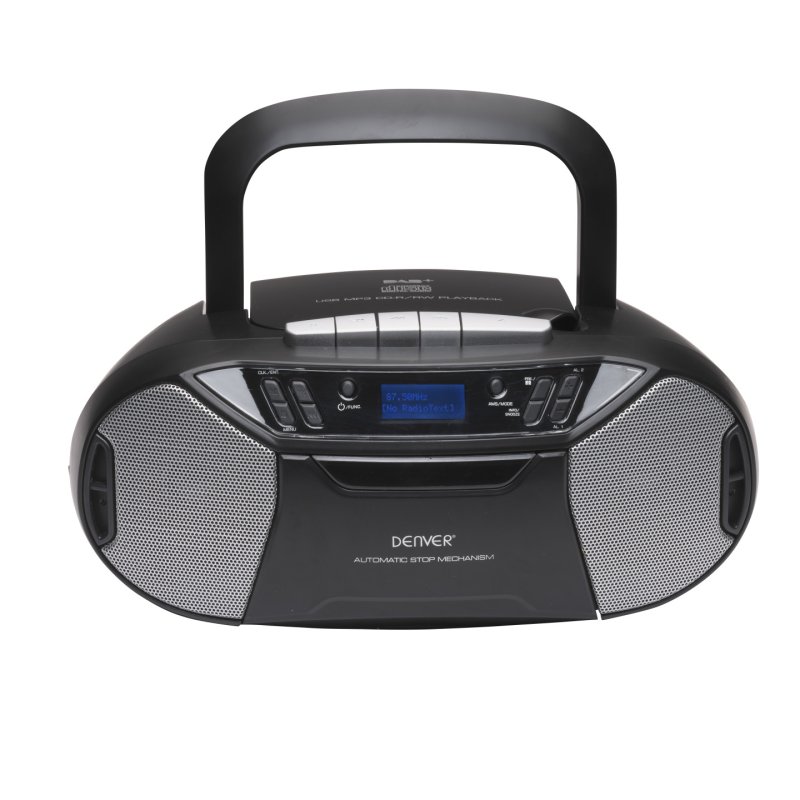 Denver TDC-250 CD player Portable CD player Black, Silver