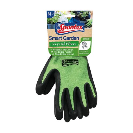Spontex Smart Garden Gardening gloves Black, Green Nitril, Polyester 1 pc(s)