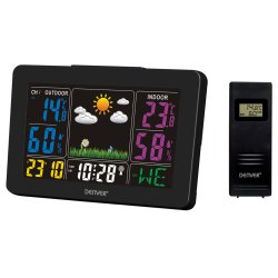 Denver WS-540BLACK digital weather station Black AC/Battery
