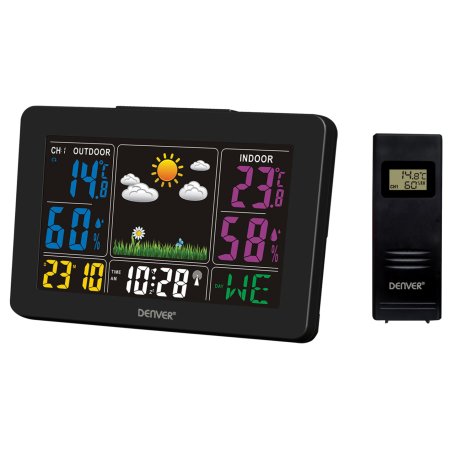 Denver WS-540BLACK digital weather station Black AC/Battery