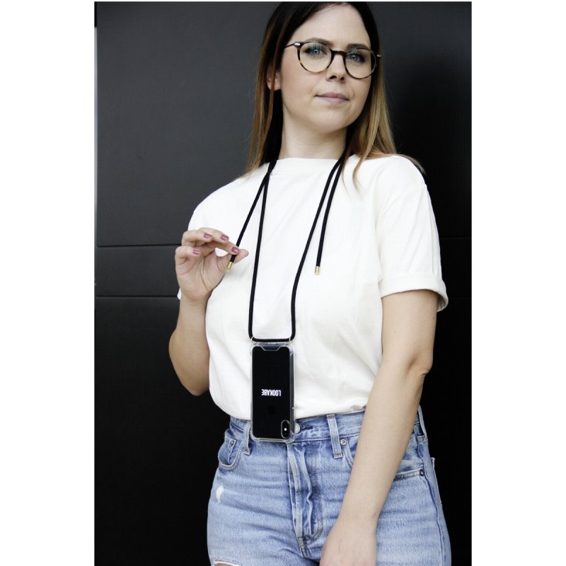 Coros LOO005 mobile phone case 16.5 cm (6.5") Cover Black, Transparent