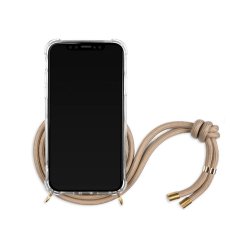 Lookabe Necklace iPhone Xs Max gold nude loo010