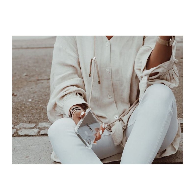 Lookabe Necklace iPhone Xs Max gold nude loo010