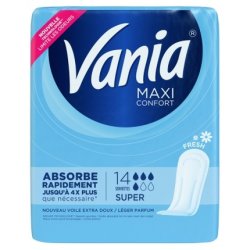 Vania Maxi Comfort Super Fresh 14 Napkins