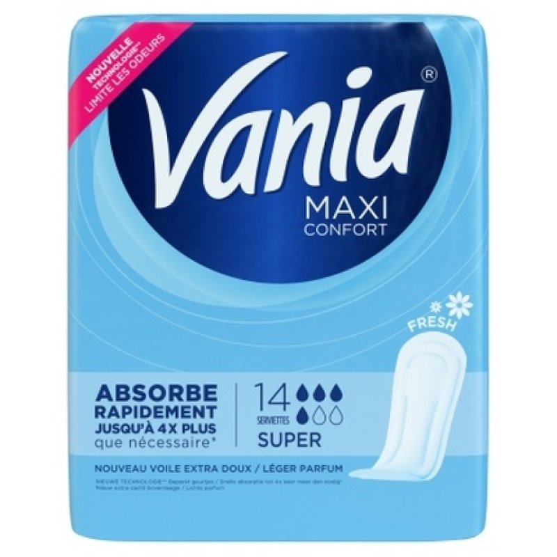 Vania Maxi Comfort Super Fresh 14 Napkins