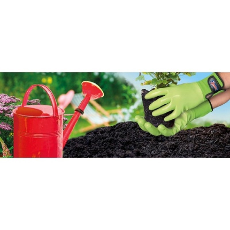 Spontex Garden Versatile Gardening Gloves for Wet Gardening with Adjustable Cuffs Small 6-6.5