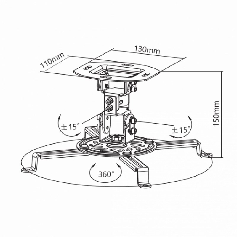Sbox Projector Ceiling Mount PM-18