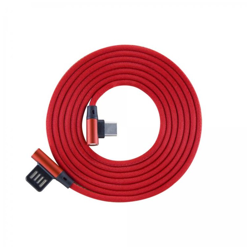 Sbox USB-Type-C 90 m/m 1.5m Type-C-90R strawberry red
