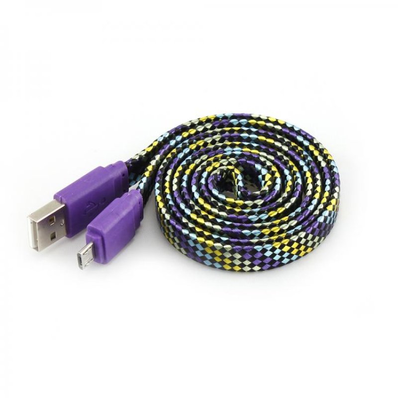 SBOX USB-103CF-U USB cable 1 m USB 2.0 USB A Micro-USB B Purple