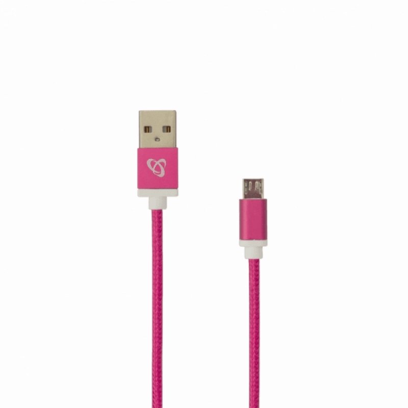 Sbox USB-Micro USB M/M 1.5m USB-10315P pitaya pink