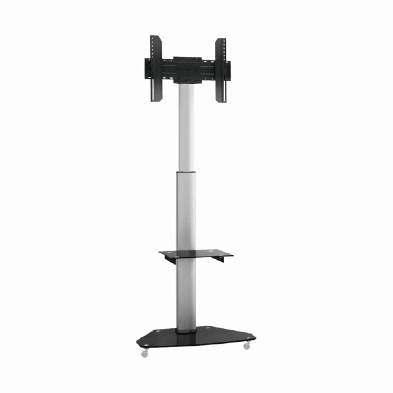 SBOX FS-500 monitor mount / stand 177.8 cm (70") Black, Stainless steel Floor