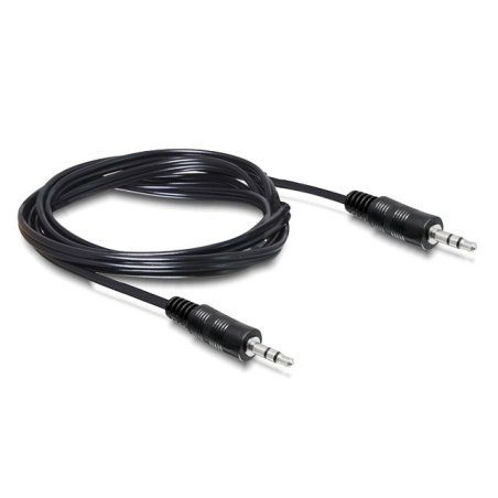 SBOX 3.5-3.5-M/M-2 câble audio 2 m 3,5mm Noir