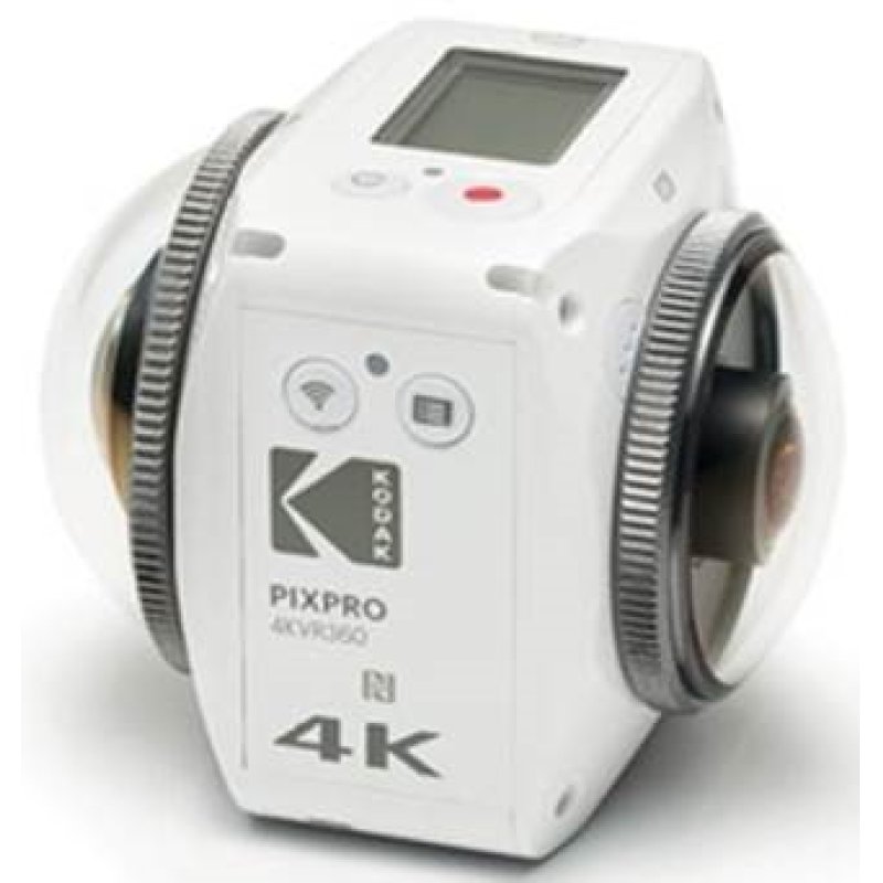 Kodak 4KVR360 caméra pour sports d'action 21,14 MP 4K Ultra HD CMOS 25,4 / 2,3 mm (1 / 2.3") Wifi 130 g