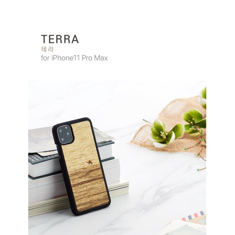 MAN&WOOD SmartPhone case iPhone 11 Pro Max terra black
