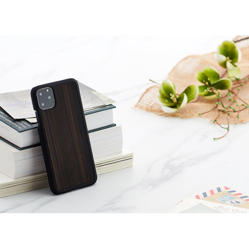 MAN&WOOD SmartPhone case iPhone 11 Pro Max ebony black