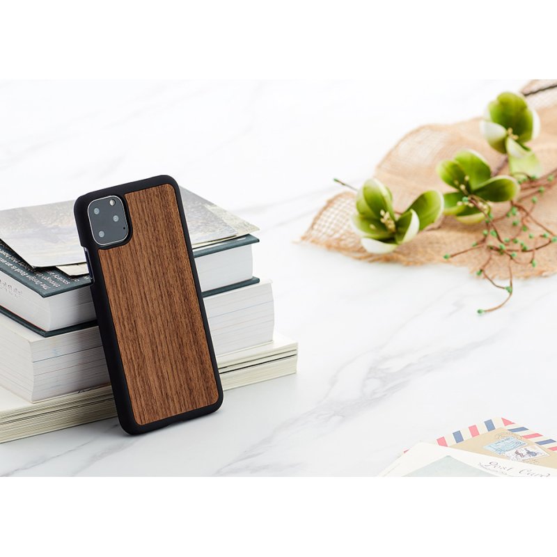 MAN&WOOD SmartPhone case iPhone 11 Pro Max black walnut black