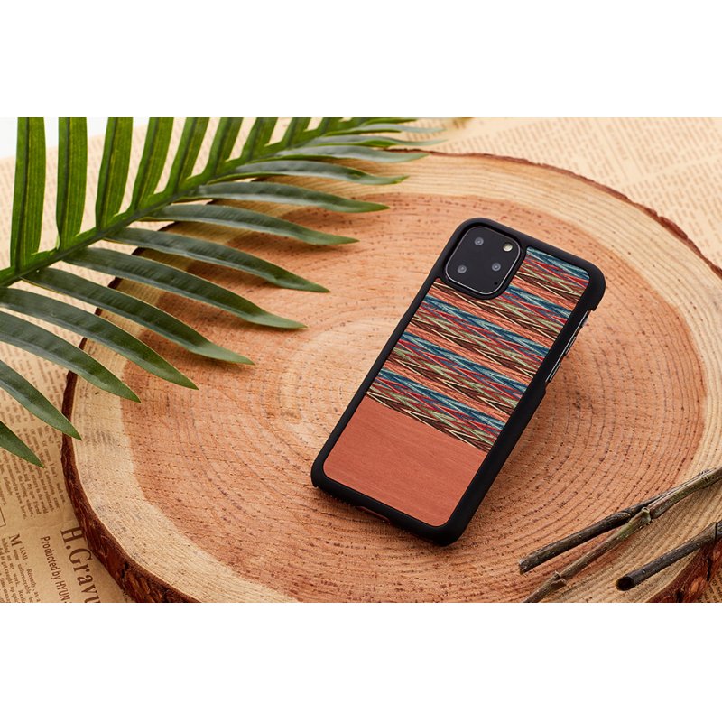 MAN&WOOD SmartPhone case iPhone 11 Pro Max browny check black