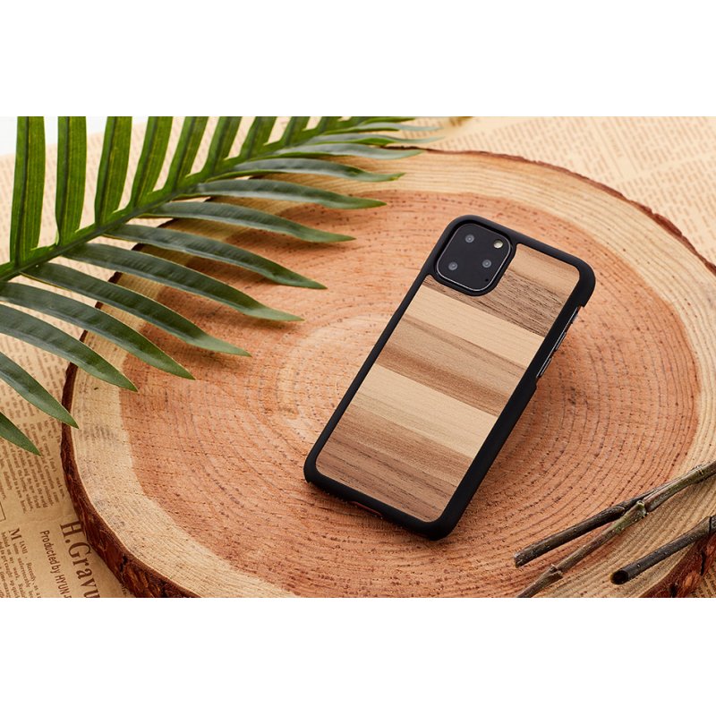 MAN&WOOD SmartPhone case iPhone 11 Pro Max sabbia black