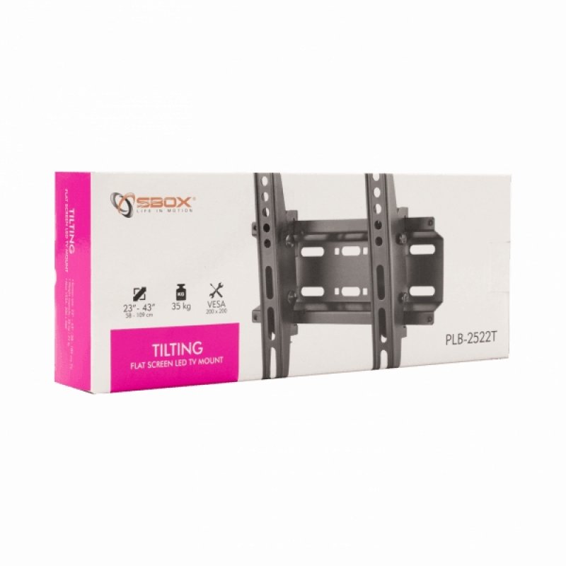 SBOX PLB-2522T TV mount 109.2 cm (43") Black