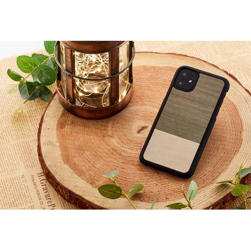 MAN&WOOD SmartPhone case iPhone 11 einstein black