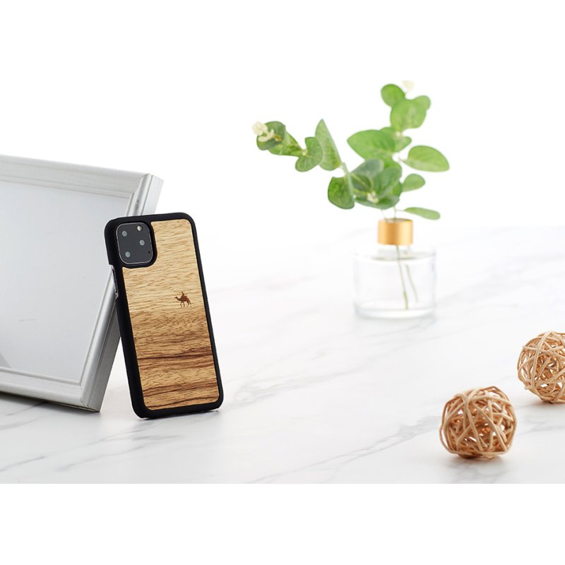MAN&WOOD SmartPhone case iPhone 11 Pro terra black