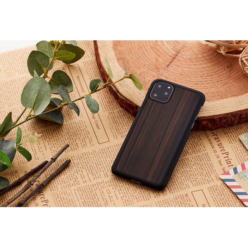 MAN&WOOD SmartPhone case iPhone 11 Pro ebony black