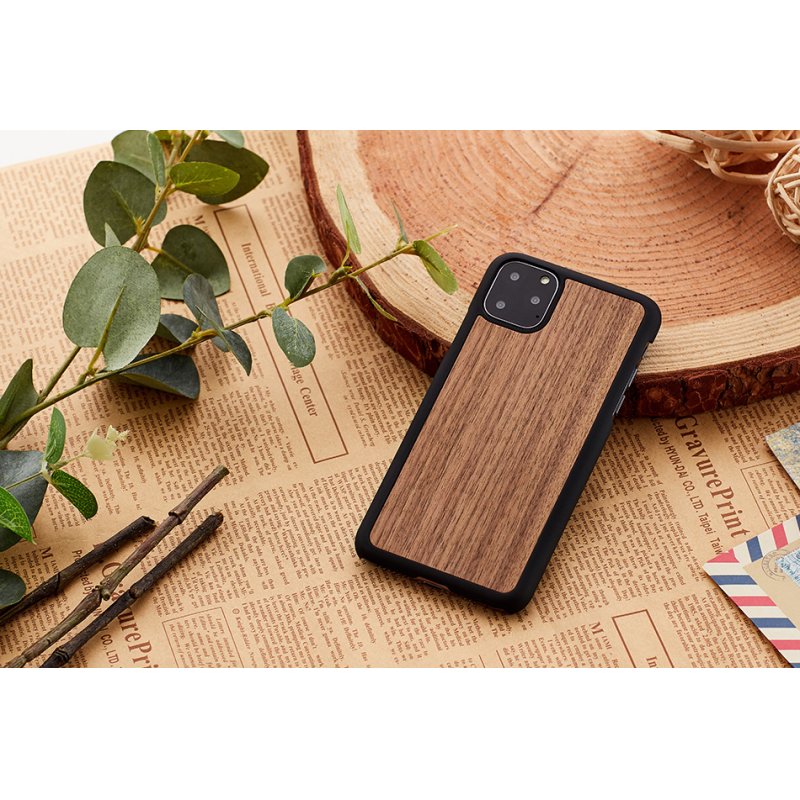 MAN&WOOD SmartPhone case iPhone 11 Pro black walnut black