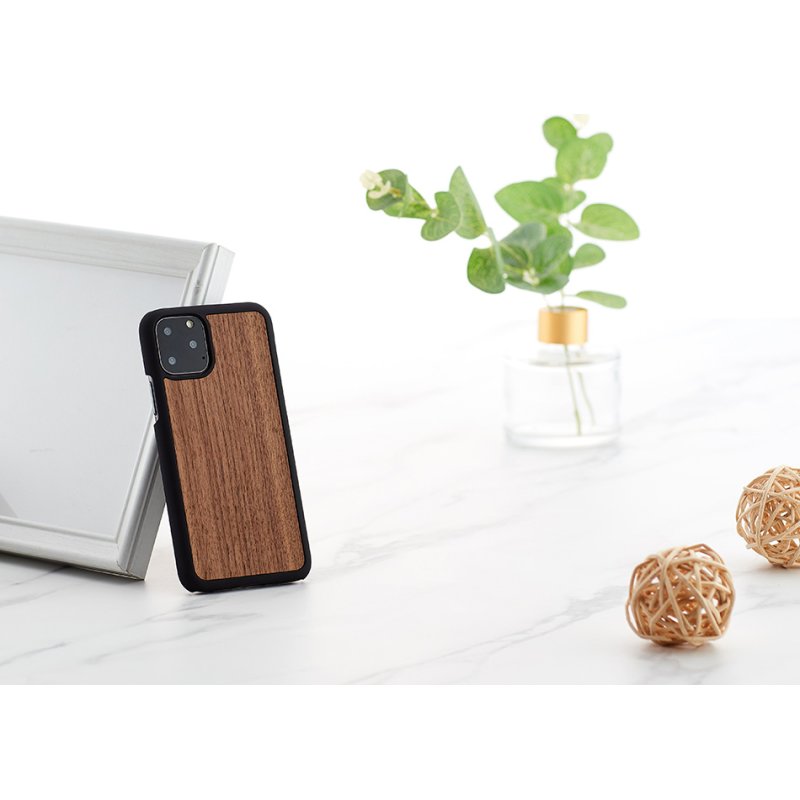MAN&WOOD SmartPhone case iPhone 11 Pro black walnut black
