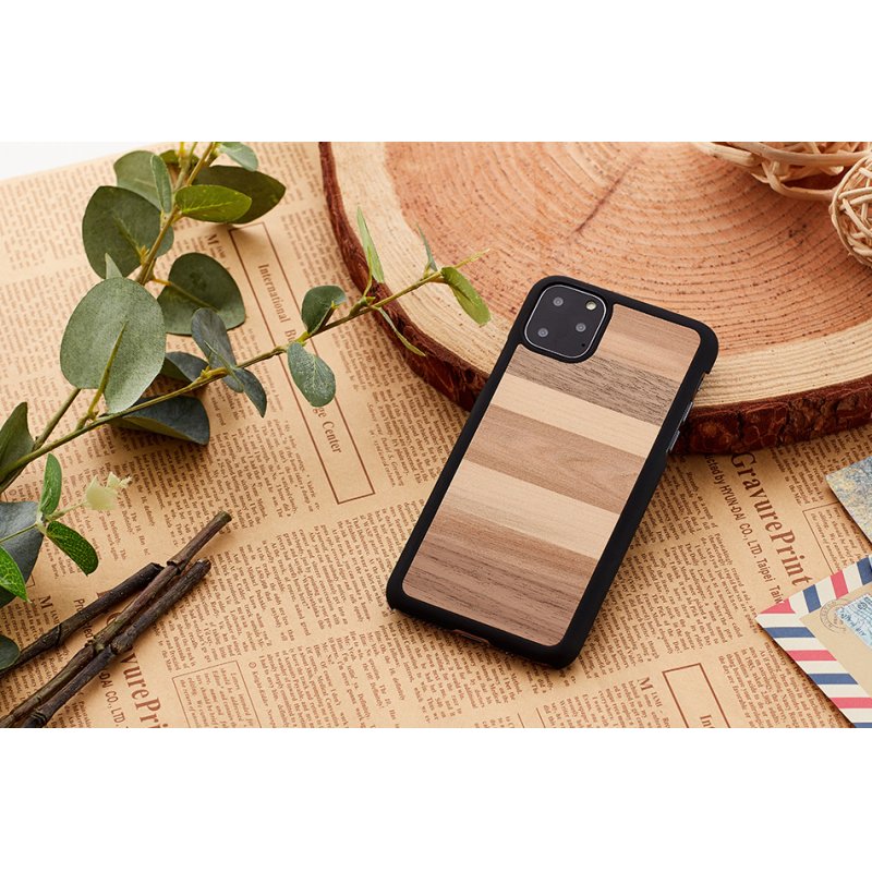 MAN&WOOD SmartPhone case iPhone 11 Pro sabbia black