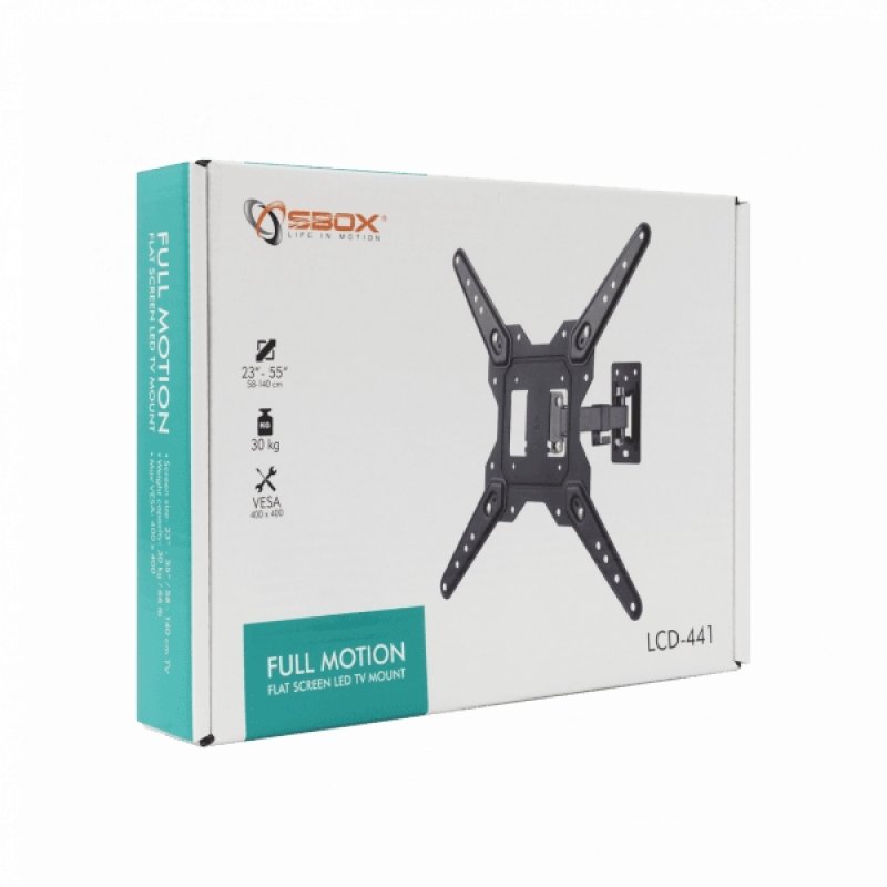 SBOX LCD-441 support pour téléviseur 139,7 cm (55") Noir