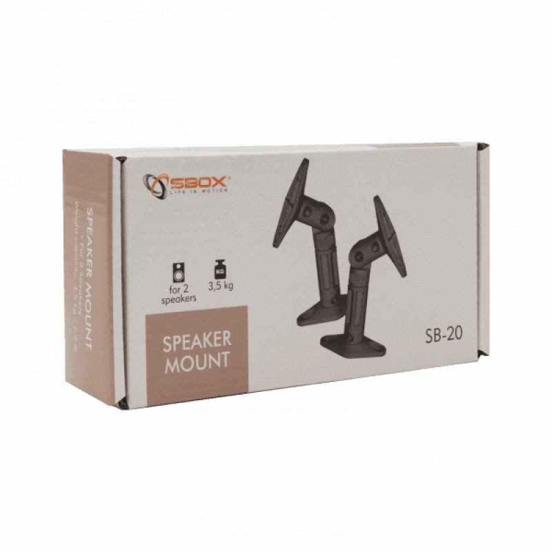 SBOX SB-20 speaker mount Wall Black