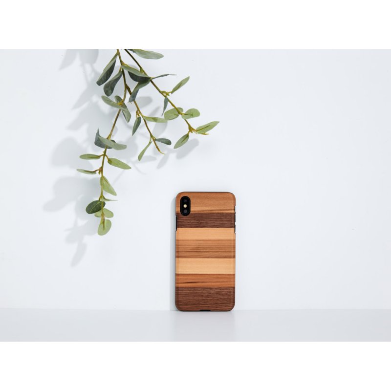 MAN&WOOD SmartPhone case iPhone XS Max sabbia black