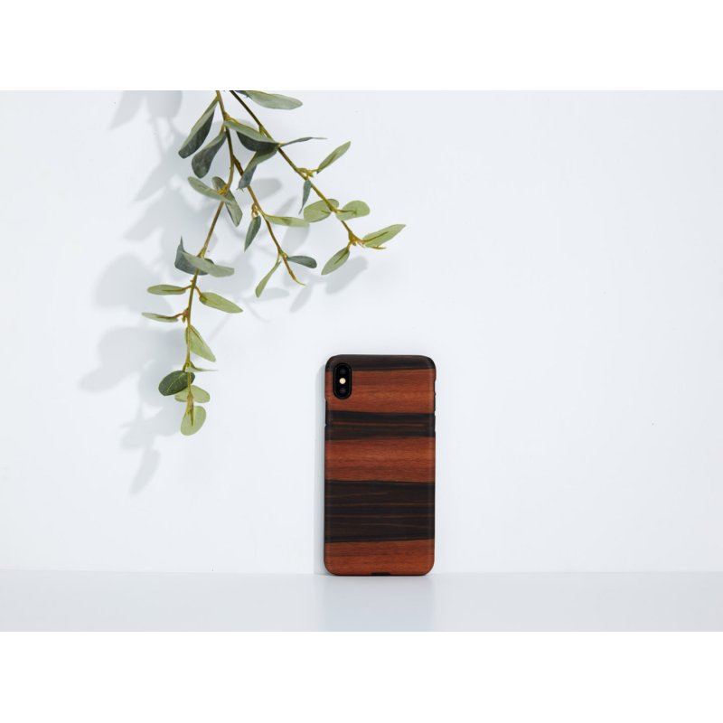 MAN&WOOD SmartPhone case iPhone XS Max ebony black