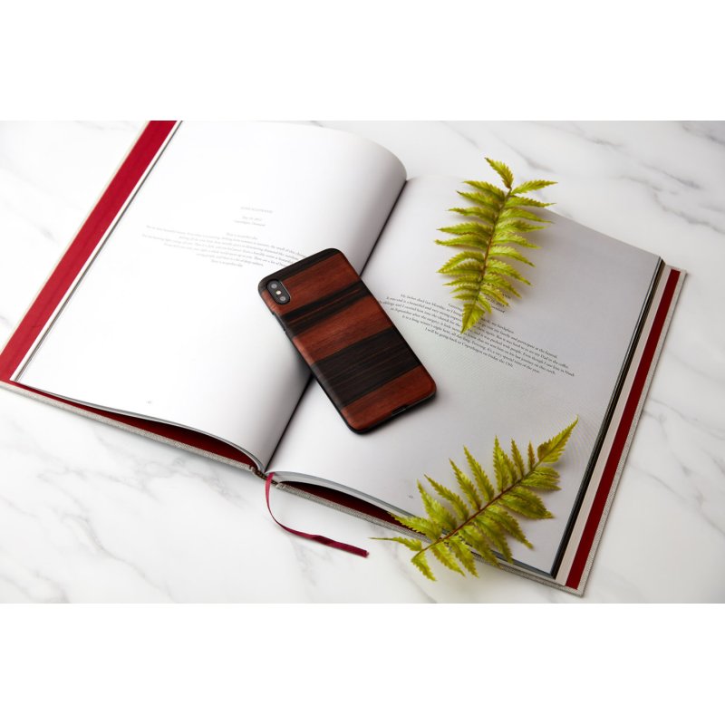MAN&WOOD SmartPhone case iPhone XS Max ebony black