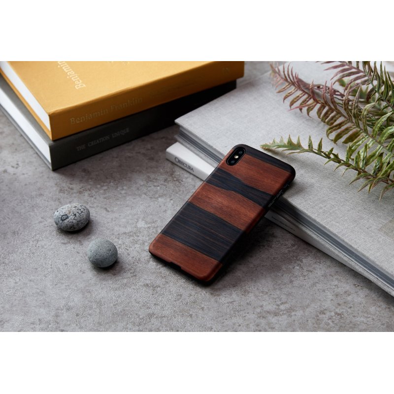 MAN&WOOD SmartPhone case iPhone XS Max ebony black