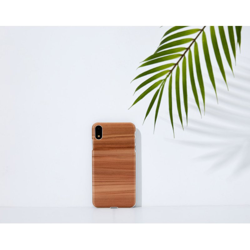 MAN&WOOD SmartPhone case iPhone XR cappuccino white