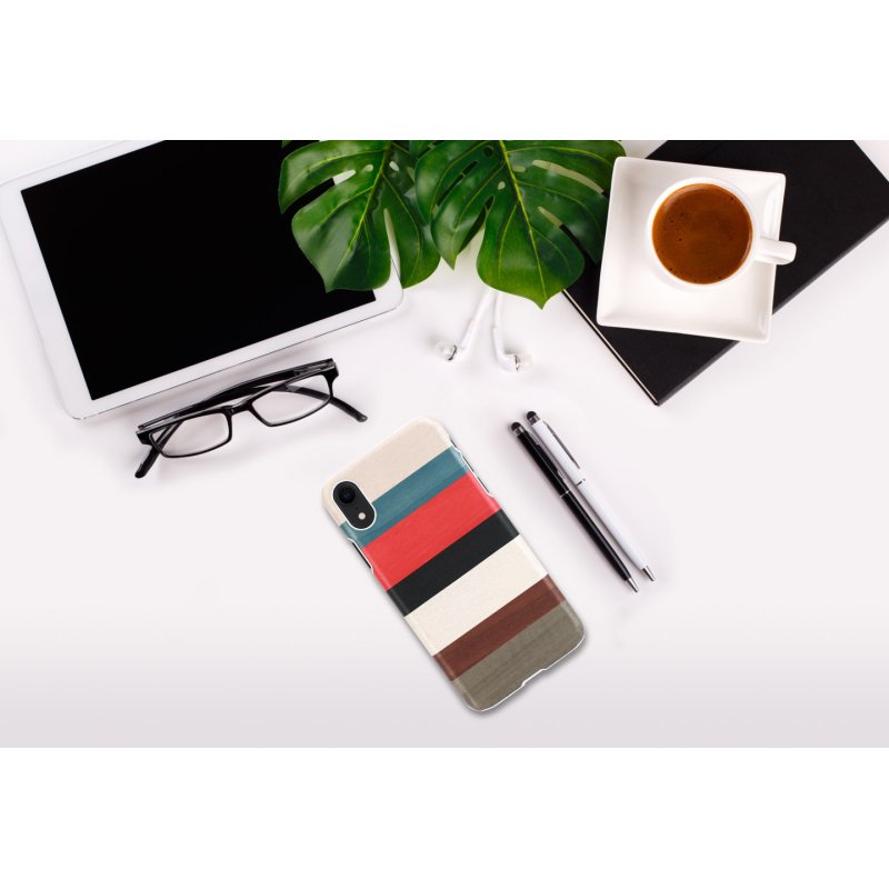 MAN&WOOD SmartPhone case iPhone XR corallina white
