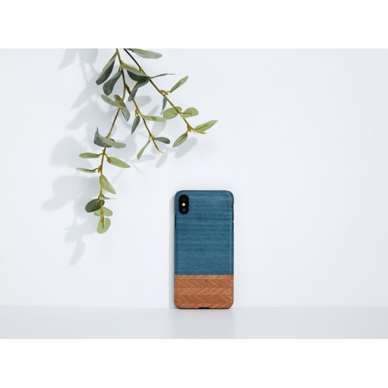 MAN&WOOD SmartPhone case iPhone XS Max denim black