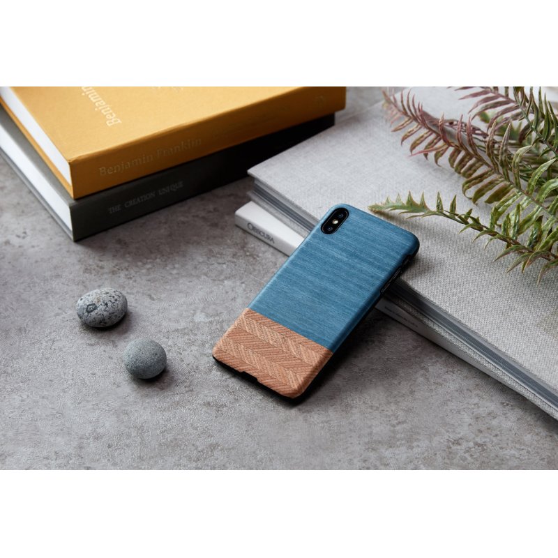 MAN&WOOD SmartPhone case iPhone XS Max denim black