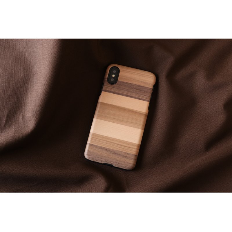 MAN&WOOD SmartPhone case iPhone X/XS sabbia black
