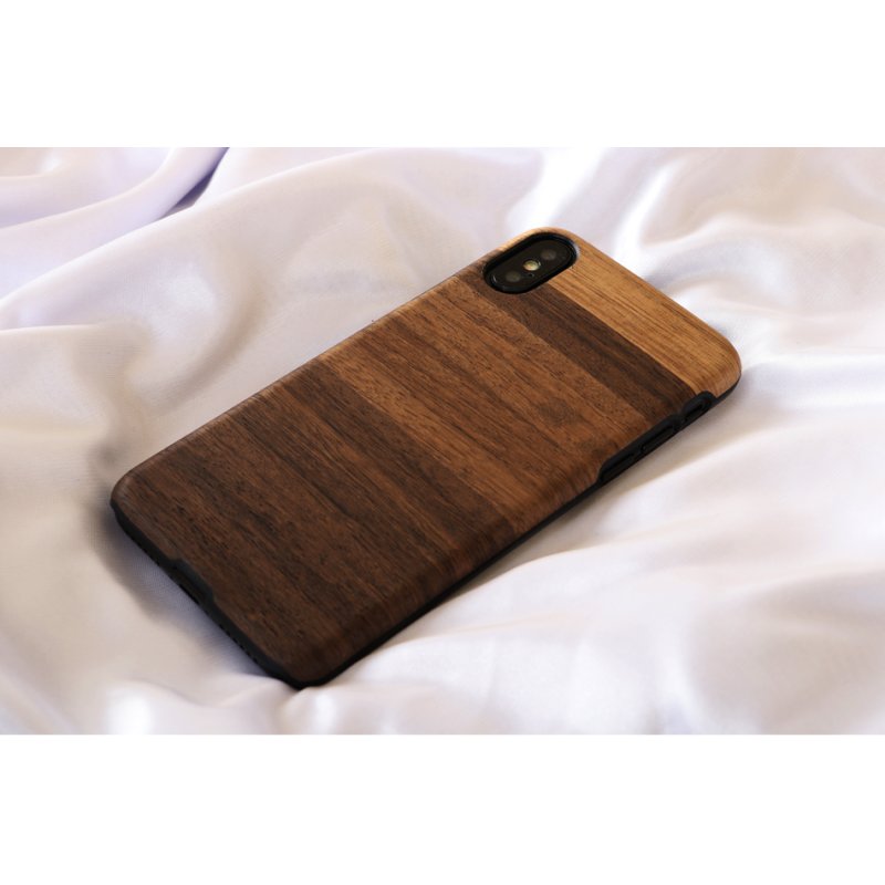 MAN&WOOD SmartPhone case iPhone X/XS fango black