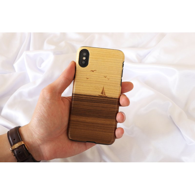 MAN&WOOD SmartPhone case iPhone X/XS mare black