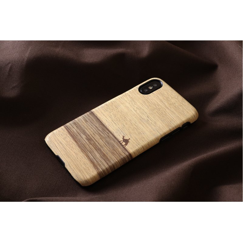 MAN&WOOD SmartPhone case iPhone X/XS terra black